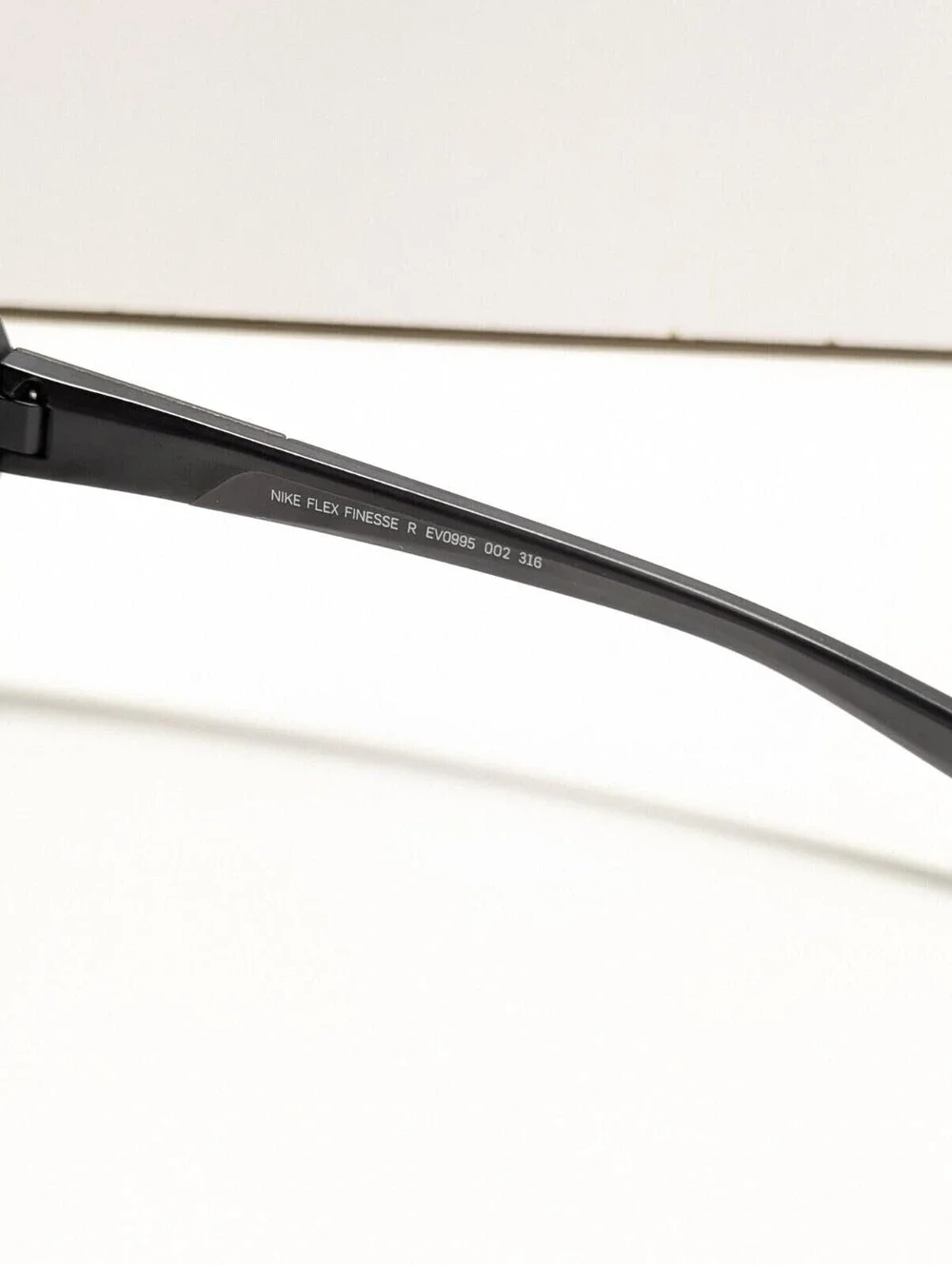 Nike Flex Finesse R EV0995 002 326 FRAMES ONLY Sunglasses Eyewear Black Temples